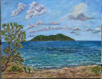 Buck Island from Coakley Bay Beach, St. Croix USVI