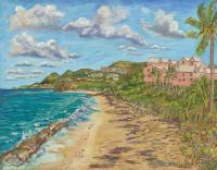 Candle Reef from Miss Bea Road beach, St. Croix USVI