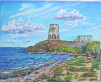 Mill and Ruins at Coakley Bay, St. Croix, USVI