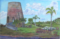SouthGate Sugar Mill looking east, St. Croix USVI